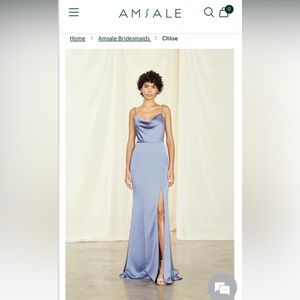 AMSALE - *COPPER* Chloe bridesmaid dress